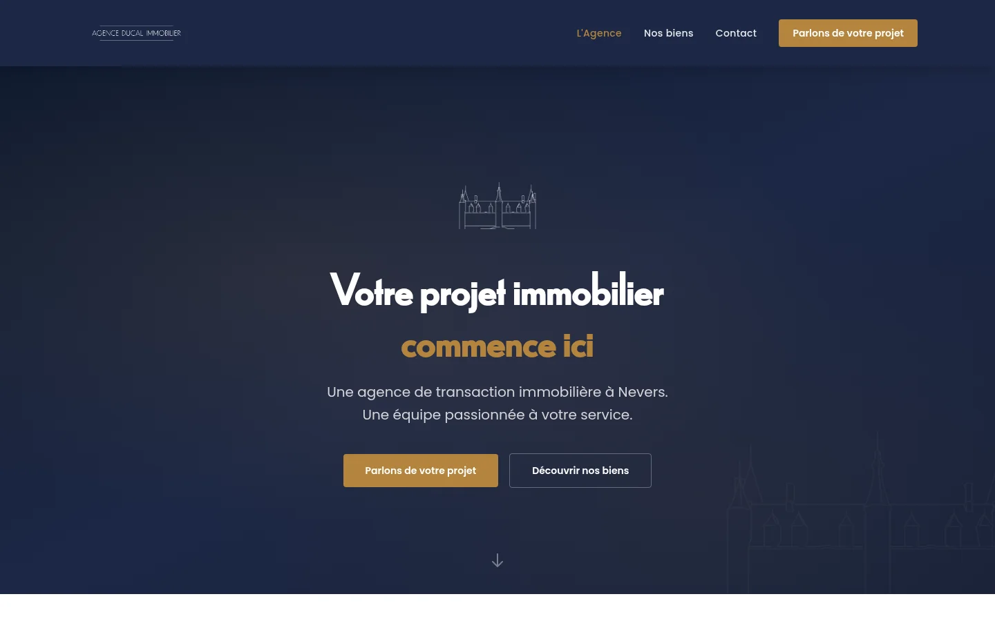 Site vitrine Ducal Immobilier